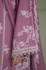 CROSS STITCH - 3PC LAWN EMBROIDERED SHIRT WITH CHIFFON EMBROIDERED DUPATTA AND TROUSER - HZG2807