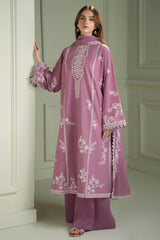 CROSS STITCH - 3PC LAWN EMBROIDERED SHIRT WITH CHIFFON EMBROIDERED DUPATTA AND TROUSER - HZG2807