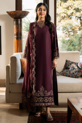 IZEL - 3PC LAWN EMBROIDERED SHIRT WITH KHADDI NET EMBROIDERED DUPATTA AND TROUSER - HZG2854