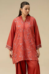 CROSS STITCH - 2PC DHANAK EMBROIDERED SHIRT AND TROUSER - HZG3109