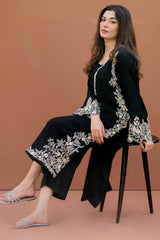 MARIA B - 2PC LAWN EMBROIDERED SHIRT AND TROUSER - HZG2908