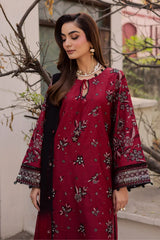BATIK - 3PC LAWN EMBROIDERED SHIRT WITH CHIFFON TYE AND DYE DUPATTA AND TROUSER - HZG2884